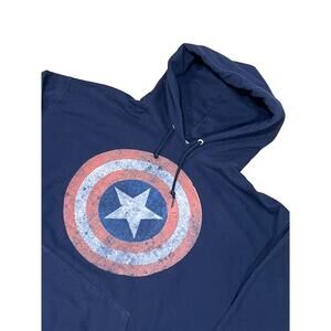 Captain‎ America Hoodie, with Pocket, Size L, 1117A